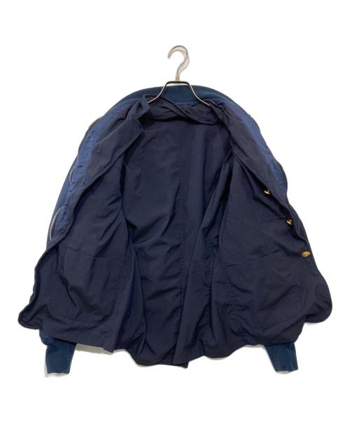 uniform experiment（ユニフォームエクスペリメント）uniform experiment (ユニフォームエクスペリメント) リバーシブルMA-1ブルゾン ネイビー サイズ:1の古着・服飾アイテム