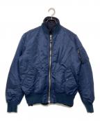 uniform experimentユニフォームエクスペリメント）の古着「リバーシブルMA-1ブルゾン」｜ネイビー