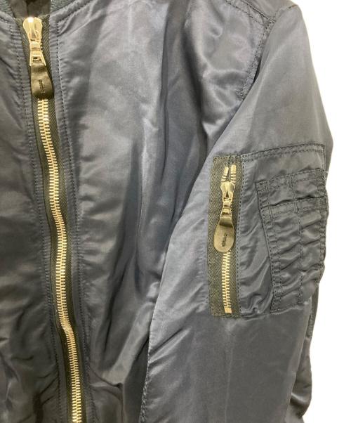 uniform experiment（ユニフォームエクスペリメント）uniform experiment (ユニフォームエクスペリメント) リバーシブルMA-1ブルゾン ネイビー サイズ:1の古着・服飾アイテム