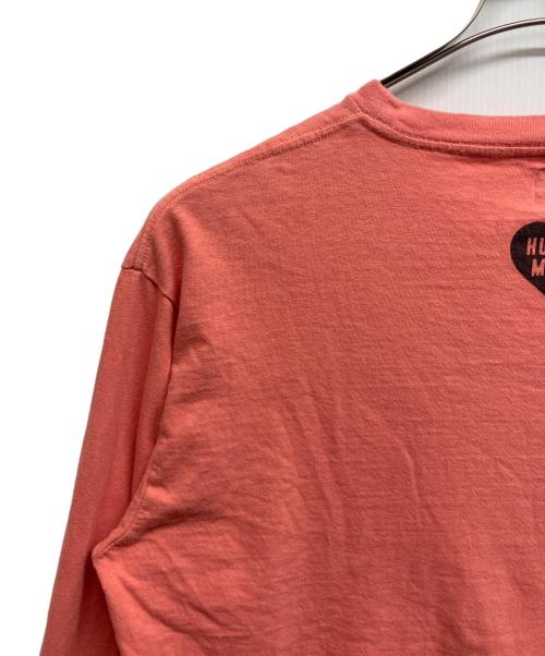 HUMAN MADE（ヒューマンメイド）HUMAN MADE (ヒューマンメイド) プリントカットソー ピンク サイズ:Lの古着・服飾アイテム