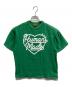 HUMAN MADE（ヒューマンメイド）の古着「ハートロゴプリントTシャツ」｜グリーン