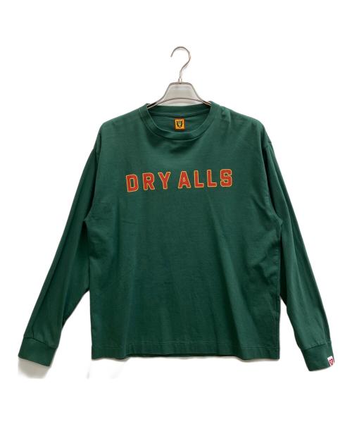 HUMAN MADE（ヒューマンメイド）HUMAN MADE (ヒューマンメイド) GRAPHIC L/S T-SHIRT グリーン サイズ:Lの古着・服飾アイテム