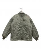 waiperワイパー）の古着「キルティングライナージャケット」｜カーキ