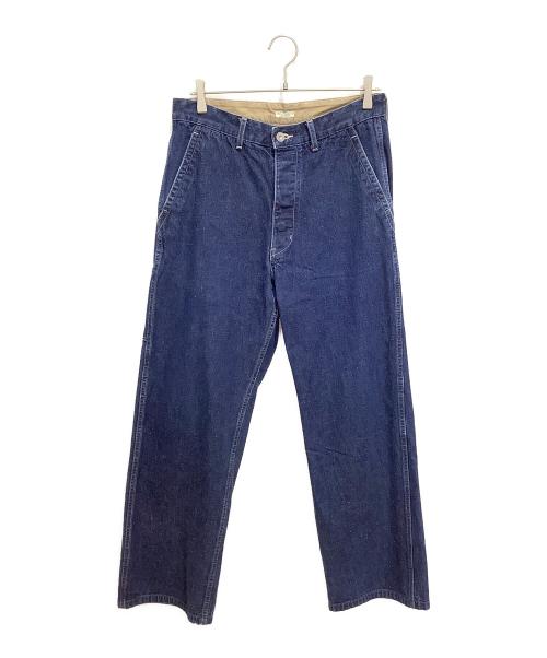 PHIGVEL MAKERS（フィグベルマーカーズ）PHIGVEL MAKERS (フィグベルマーカーズ) DENIM PAINTER TROUSERS インディゴ サイズ:2の古着・服飾アイテム