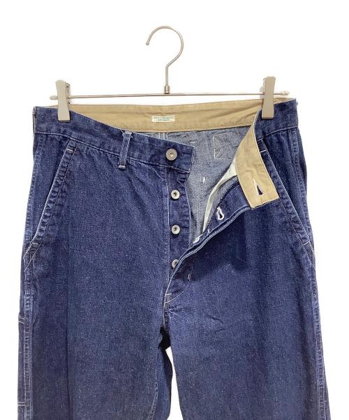 PHIGVEL MAKERS（フィグベルマーカーズ）PHIGVEL MAKERS (フィグベルマーカーズ) DENIM PAINTER TROUSERS インディゴ サイズ:2の古着・服飾アイテム