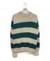 L.L.Bean（エルエルビーン）の古着「70ｓウールボーダーニット」｜ベージュ×グリーン