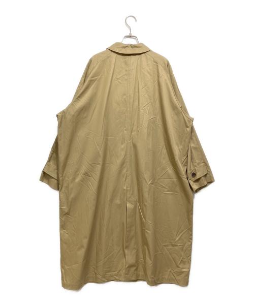 mizuiro-ind（ミズイロインド）mizuiro-ind (ミズイロインド) ステンカラーコート ベージュ サイズ:Freeの古着・服飾アイテム