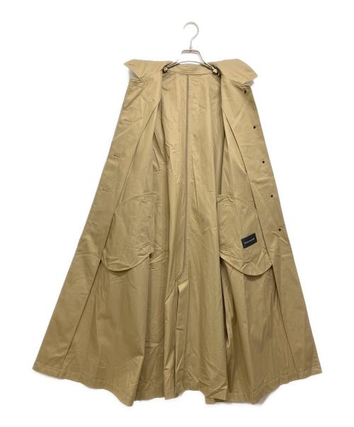 mizuiro-ind（ミズイロインド）mizuiro-ind (ミズイロインド) ステンカラーコート ベージュ サイズ:Freeの古着・服飾アイテム