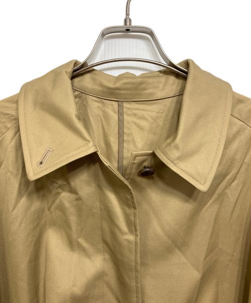 mizuiro-ind（ミズイロインド）mizuiro-ind (ミズイロインド) ステンカラーコート ベージュ サイズ:Freeの古着・服飾アイテム