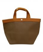 Herve Chapelierエルベシャプリエ）の古着「リュクス舟型トートM」｜トープ×ヴィゴーニュ