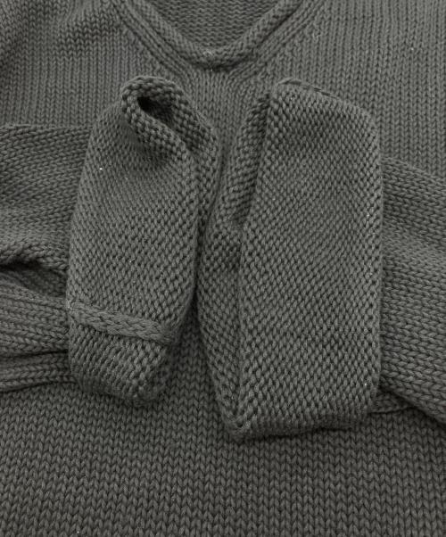 DEUXIEME CLASSE（ドゥーズィエム クラス）Deuxieme Classe (ドゥーズィエム クラス) Cotton 3G Vneck Knit ブラック サイズ:Freeの古着・服飾アイテム