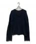 Deuxieme Classe（ドゥーズィエム クラス）の古着「Cotton 3G Vneck Knit」｜ブラック