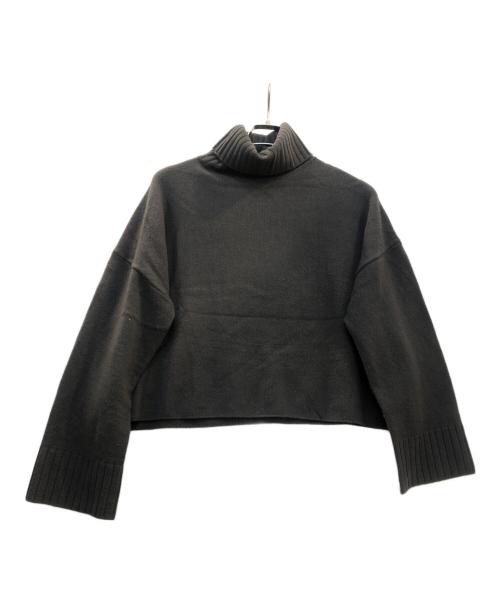EVERYDAY I LIKE.（エヴリデイ アイ ライク）EVERYDAY I LIKE. (エヴリデイ アイ ライク) Neo Cropped タートルネック プルオーバー チャコールグレー サイズ:ＦＲＥＥの古着・服飾アイテム
