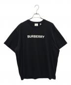 BURBERRYバーバリー）の古着「LOGO PRINT COTTON OVERSIZED TーSHIRT」｜ブラック