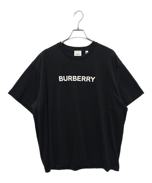BURBERRY（バーバリー）BURBERRY (バーバリー) LOGO PRINT COTTON OVERSIZED TーSHIRT ブラック サイズ:Lの古着・服飾アイテム