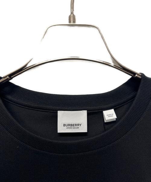 BURBERRY（バーバリー）BURBERRY (バーバリー) LOGO PRINT COTTON OVERSIZED TーSHIRT ブラック サイズ:Lの古着・服飾アイテム
