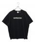 BURBERRY（バーバリー）の古着「LOGO PRINT COTTON OVERSIZED TーSHIRT」｜ブラック