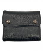 CHROME HEARTSクロムハーツ）の古着「WAVE MINI　財布」｜ブラック