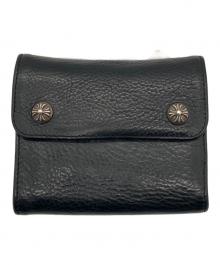 CHROME HEARTS（クロムハーツ）の古着「WAVE MINI　財布」｜ブラック