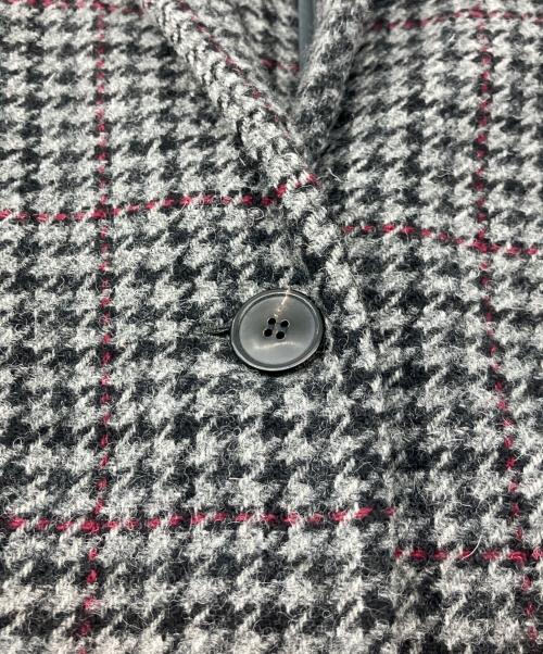 ISABEL MARANT ETOILE（イザベルマランエトワール）ISABEL MARANT ETOILE (イザベルマランエトワール) ウールチェックジャケット グレー サイズ:34の古着・服飾アイテム