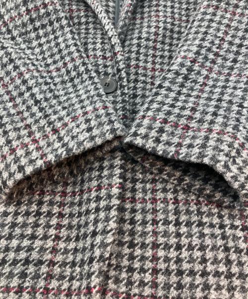 ISABEL MARANT ETOILE（イザベルマランエトワール）ISABEL MARANT ETOILE (イザベルマランエトワール) ウールチェックジャケット グレー サイズ:34の古着・服飾アイテム