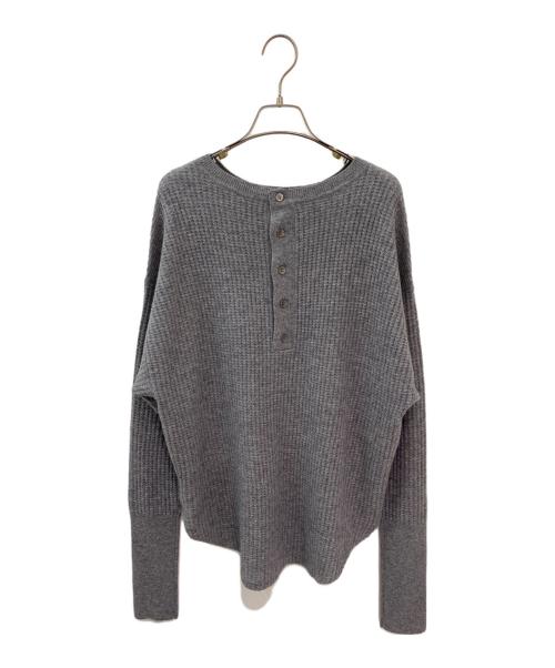 L'appartement（アパルトモン）L'appartement (アパルトモン) Cashmere Thermal Knit グレー サイズ:Freeの古着・服飾アイテム
