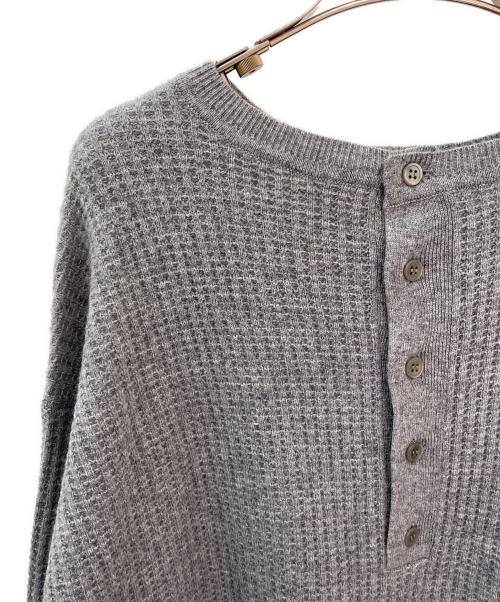 L'appartement（アパルトモン）L'appartement (アパルトモン) Cashmere Thermal Knit グレー サイズ:Freeの古着・服飾アイテム