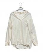 MUSE de Deuxieme Classeミューズ ドゥーズィエム クラス）の古着「silk wash シャツ」｜アイボリー