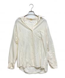 MUSE de Deuxieme Classe（ミューズ ドゥーズィエム クラス）の古着「silk wash シャツ」｜アイボリー