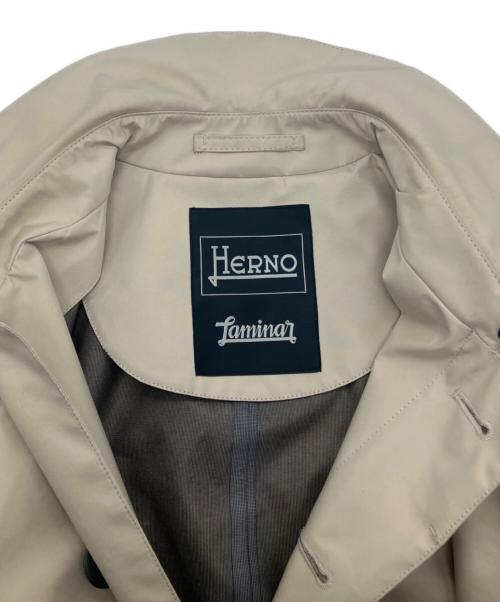 HERNO（ヘルノ）HERNO (ヘルノ) ステンカラーコート ベージュ サイズ:44の古着・服飾アイテム