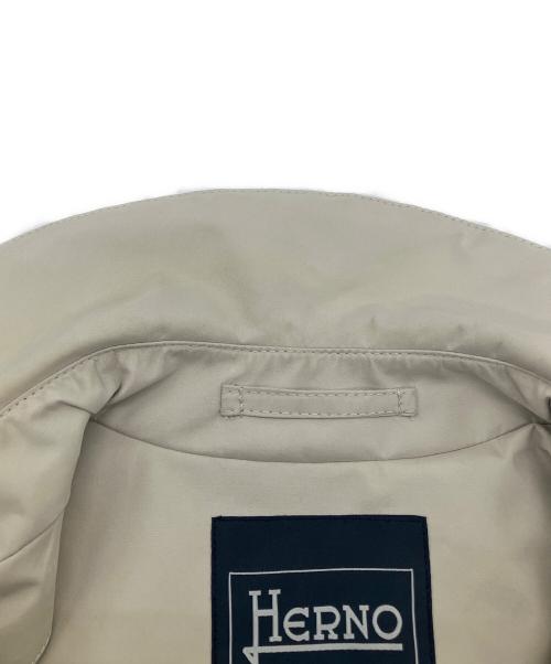 HERNO（ヘルノ）HERNO (ヘルノ) ステンカラーコート ベージュ サイズ:44の古着・服飾アイテム