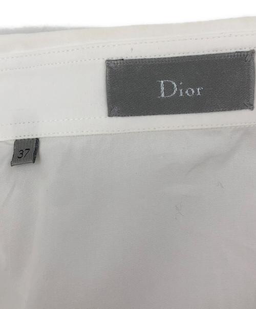 DIOR HOMME（ディオール オム）DIOR HOMME (ディオール オム) BEE刺繍長袖シャツ ホワイト サイズ:37の古着・服飾アイテム
