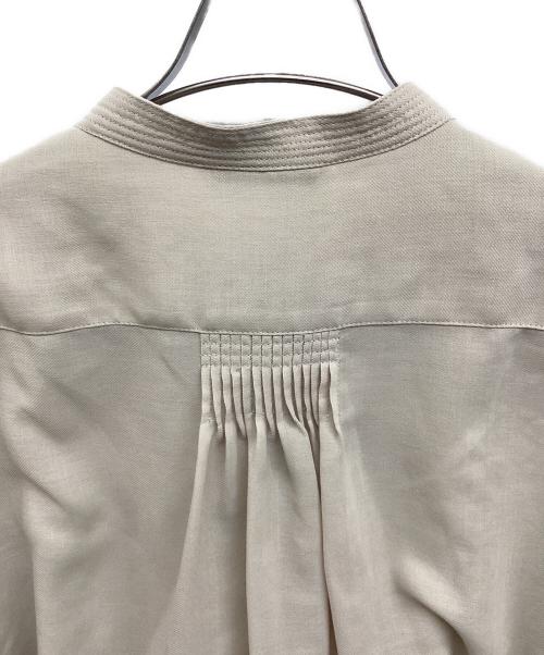 Curensology（カレンソロジー）Curensology (カレンソロジー) ウールミックスボイルフリルブラウス オフホワイト サイズ:Freeの古着・服飾アイテム