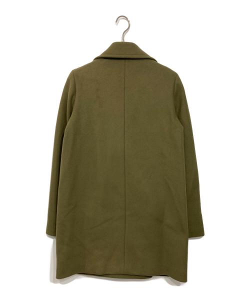 STELLA McCARTNEY（ステラマッカートニー）STELLA McCARTNEY (ステラマッカートニー) ウール ダブルブレスト チェスターコート オリーブ サイズ:40の古着・服飾アイテム