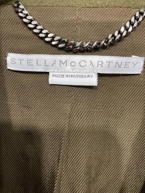 STELLA McCARTNEY（ステラマッカートニー）STELLA McCARTNEY (ステラマッカートニー) ウール ダブルブレスト チェスターコート オリーブ サイズ:40の古着・服飾アイテム