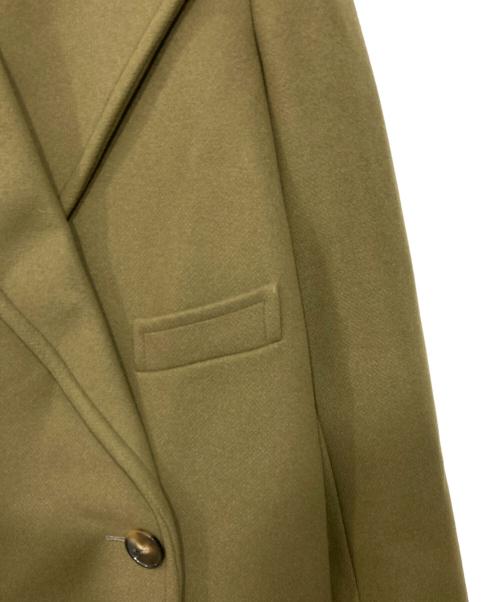 STELLA McCARTNEY（ステラマッカートニー）STELLA McCARTNEY (ステラマッカートニー) ウール ダブルブレスト チェスターコート オリーブ サイズ:40の古着・服飾アイテム
