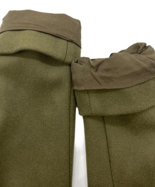 STELLA McCARTNEY（ステラマッカートニー）STELLA McCARTNEY (ステラマッカートニー) ウール ダブルブレスト チェスターコート オリーブ サイズ:40の古着・服飾アイテム