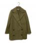 STELLA McCARTNEY（ステラマッカートニー）の古着「ウール ダブルブレスト チェスターコート」｜オリーブ