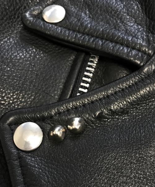 VANSON（バンソン）VANSON (バンソン) レザーライダースジャケット ブラック サイズ:38の古着・服飾アイテム
