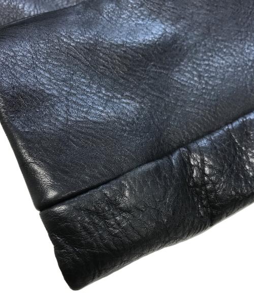 VANSON（バンソン）VANSON (バンソン) レザーライダースジャケット ブラック サイズ:38の古着・服飾アイテム