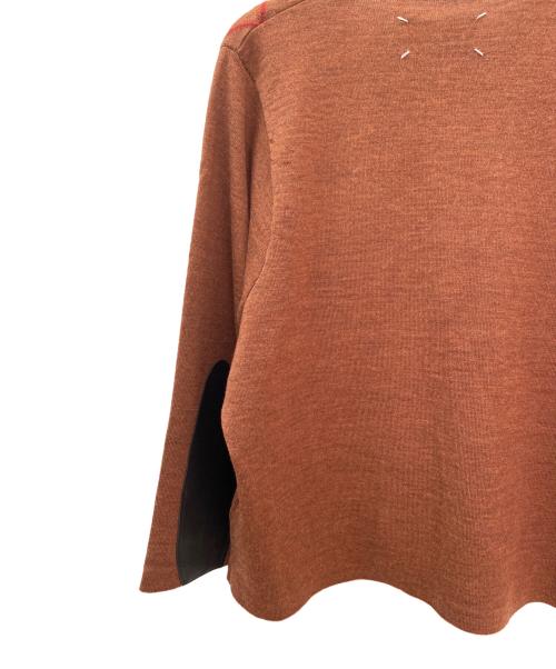 Maison Margiela（メゾンマルジェラ）Maison Margiela (メゾンマルジェラ) Vネックニット ブラウン サイズ:Sの古着・服飾アイテム