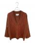 Maison Margiela（メゾンマルジェラ）の古着「Vネックニット」｜ブラウン