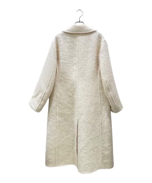 BLAMINK（ブラミンク）BLAMINK (ブラミンク) ボタンレスロングコート オフホワイト サイズ:36の古着・服飾アイテム
