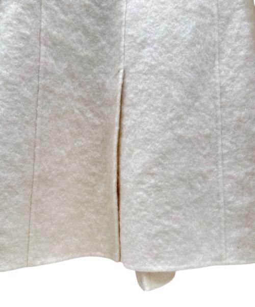 BLAMINK（ブラミンク）BLAMINK (ブラミンク) ボタンレスロングコート オフホワイト サイズ:36の古着・服飾アイテム