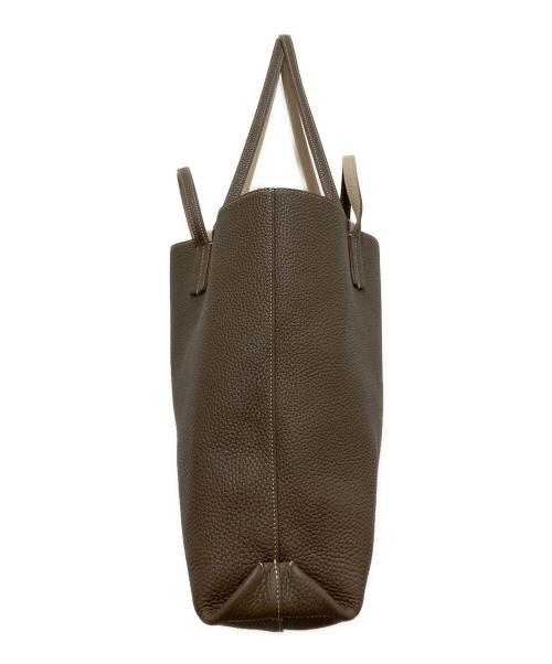 MOYNAT（モワナ）MOYNAT (モワナ) リバーシブルトートバッグ ベージュ/ダークブラウンの古着・服飾アイテム