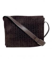 CELINE（セリーヌ）の古着「ショルダーバッグ　CELINE（セリーヌ）　Cマカダム　MC99/2」｜ブラウン