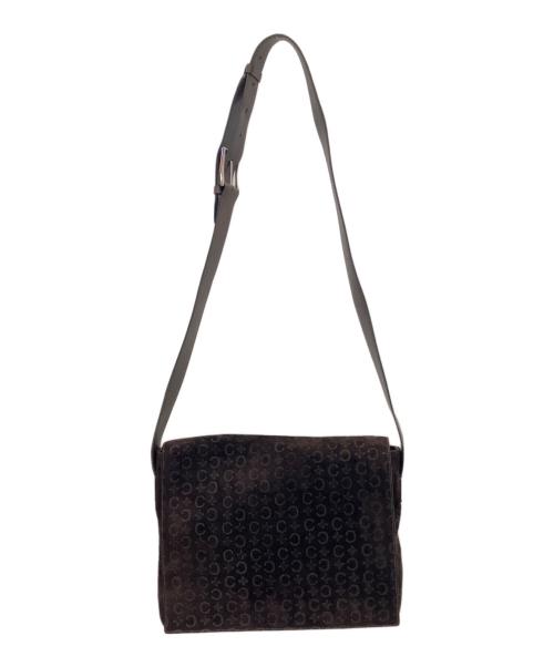 CELINE（セリーヌ）CELINE (セリーヌ) ショルダーバッグ　CELINE（セリーヌ）　Cマカダム　MC99/2 ブラウンの古着・服飾アイテム