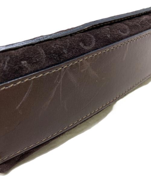 CELINE（セリーヌ）CELINE (セリーヌ) ショルダーバッグ　CELINE（セリーヌ）　Cマカダム　MC99/2 ブラウンの古着・服飾アイテム