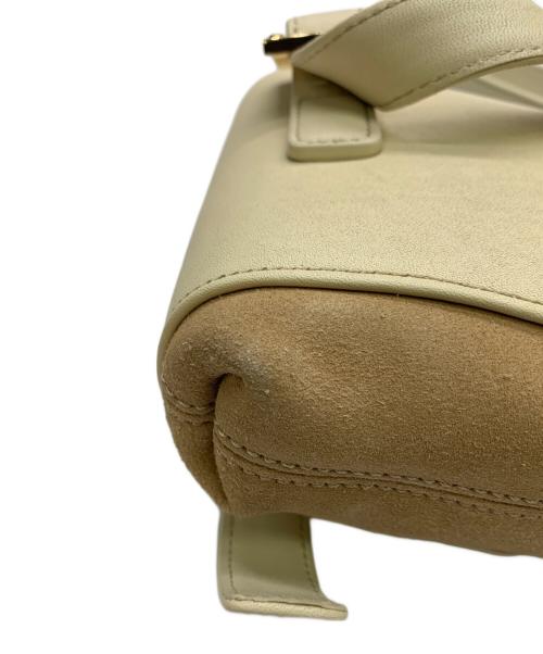 LOEWE（ロエベ）LOEWE (ロエベ) ワンショルダーバッグ ベージュ×ホワイトの古着・服飾アイテム