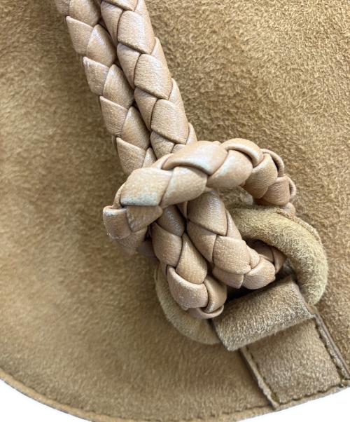 BOTTEGA VENETA（ボッテガベネタ）BOTTEGA VENETA (ボッテガベネタ) ダブルポケットワンショルダーバッグ ブラウンの古着・服飾アイテム